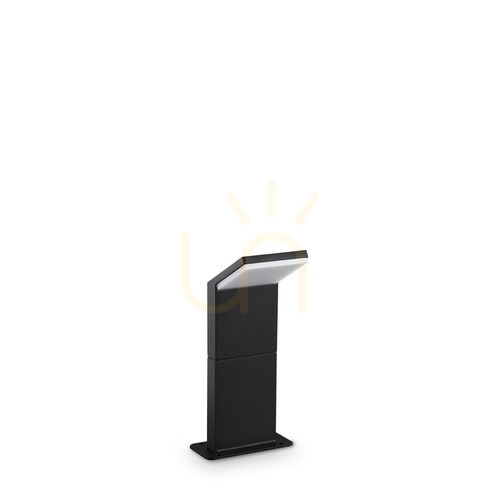 Kontrollera Utomhusstående lampa Ideallux STYLE svart aluminium 30 cm IP54 3000K 369662