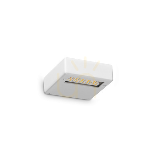 Kontrollera Vägglampa Ideallux TAB 354545 vit LED 24W rund 10 cm