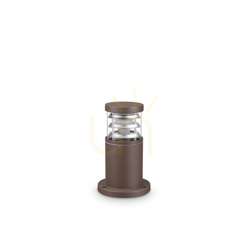 Kontrollera Utomhuslampa stående Ideallux TRONCO brun Ø15,5 cm IP65 369792
