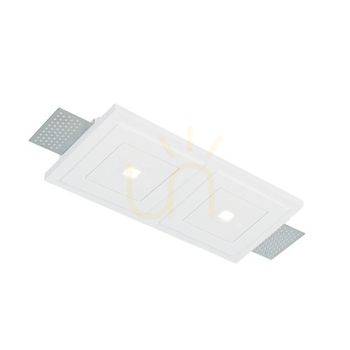Kontrollera Infälld takarmatur Ideallux ZEPHYR 361307 vit gips LED 24W 24 cm