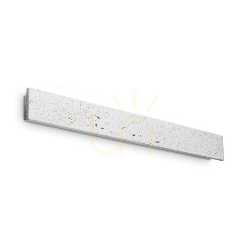 Kontrollera Vägglampa Ideallux Zig Zag 356693 betong LED 75 cm 3000K
