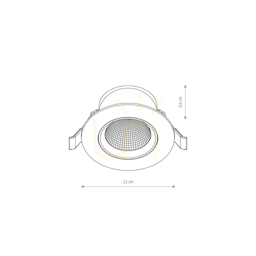 Kontrollera Downlight EGINA LED 10W 10552 Nowodvorski