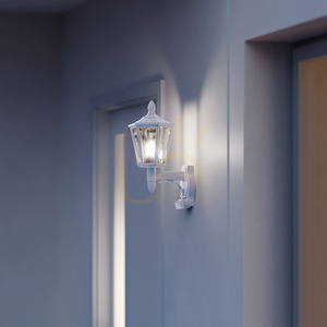 Fasadlampa med rörelse- och skymningssensor Steinel L 16 S PIR max.20W w Led E27 IP44 IK03 230V vit/plast 1 Fasadlampa med rörelse- och skymningssensor Steinel L 16 S PIR max.20W w Led E27 IP44 IK03 230V vit/plast small 1