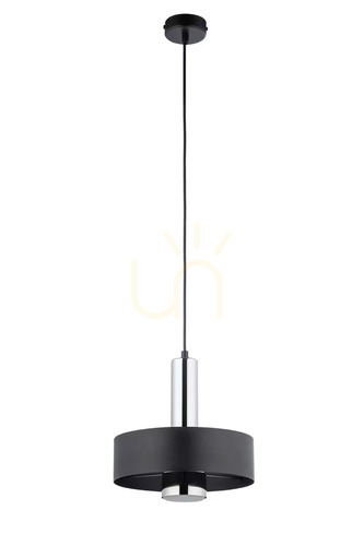 Kontrollera Pendellampa Sigma RIF LUX 1 svart/silver GX53 25 cm 40715
