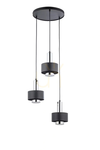 Kontrollera Pendellampa Sigma RIF LUX 3 svart/silver GX53 SKU 40717
