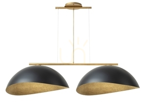 Pendellampa Sigma Solar 2-ljus guld/svart E27 justerbar 40572 small 0
