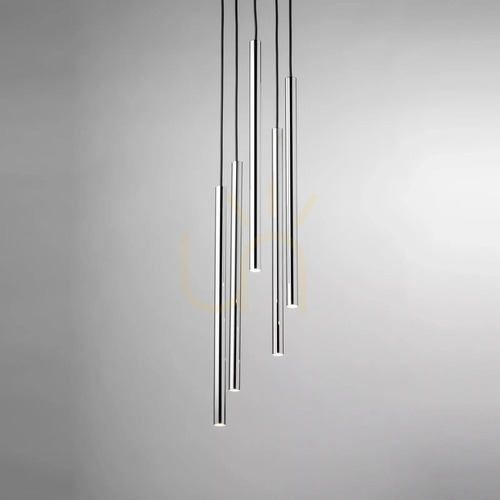 Kontrollera Pendellampa Sigma SOPEL LUX 5 svart/silver SKU 40732