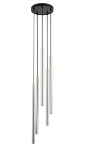 Pendellampa Sigma SOPEL LUX 5 svart/silver SKU 40732 small 0