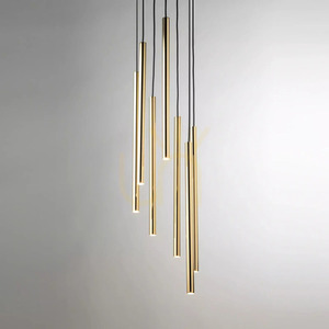 Sigma SOPEL LUX 7 pendellampa svart/guld 40740 small 3
