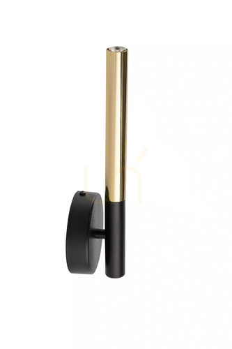 Kontrollera Sigma SOPEL LUX 1 vägglampa svart/guld 40741
