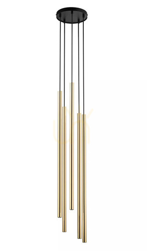 Kontrollera Pendellampa Sigma Sopel Lux 5 svart/guld 40749