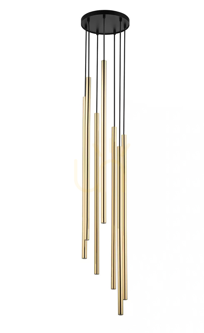 Kontrollera Pendellampa Sigma SOPEL LUX 5 svart/guld G9 SKU 40750 Pendellampa Sigma SOPEL LUX 5 svart/guld G9 SKU 40750