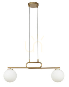 Taklampa Sigma Tes 2 guld 62 cm G9 33632 small 0