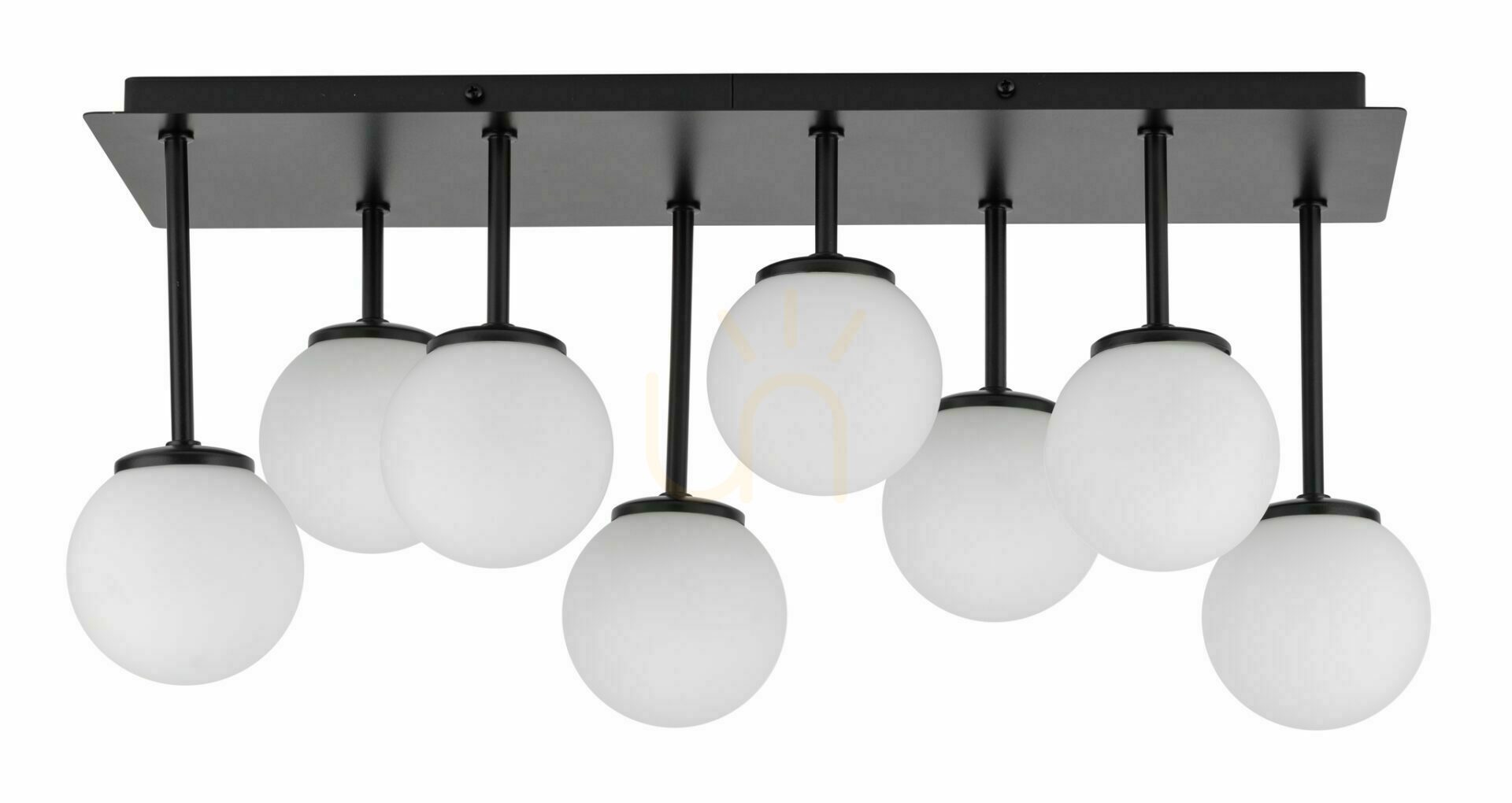 Kontrollera Plafond Sigma Tulia 8 svart vit 56 cm G9 33497 Plafond Sigma Tulia 8 svart vit 56 cm G9 33497