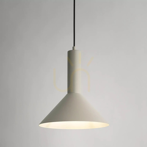Kontrollera Taklampa VITRUM Sigma grå beige stål E27 26 cm 40806