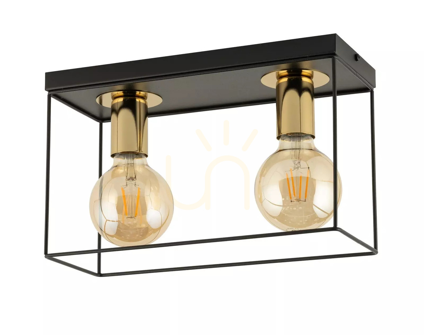 Kontrollera Plafond Sigma VOX 2 svart/guld E27 15W 34 cm SKU 40703 Plafond Sigma VOX 2 svart/guld E27 15W 34 cm SKU 40703