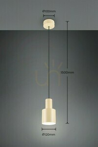 Trio ELIOR taklampa DL144319400 small 5