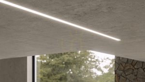 LED-profil LUMINES typ TECO silveranodiserad 2 m small 3