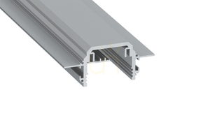 LED-profil LUMINES typ TECO silveranodiserad 2 m small 0