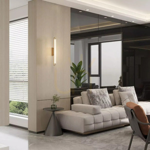 Margetia L LED-vägglampa IP 44 guld WL0126-L small 0