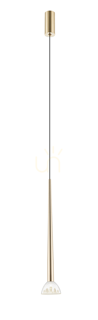 Kontrollera BOSTON P0603-01A-F7B1 Pendellampa 1xLED i guld BOSTON P0603-01A-F7B1 Pendellampa 1xLED i guld