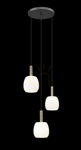 CALVO P0076-03A-P7AA Taklampa svart 3xG9. small 1