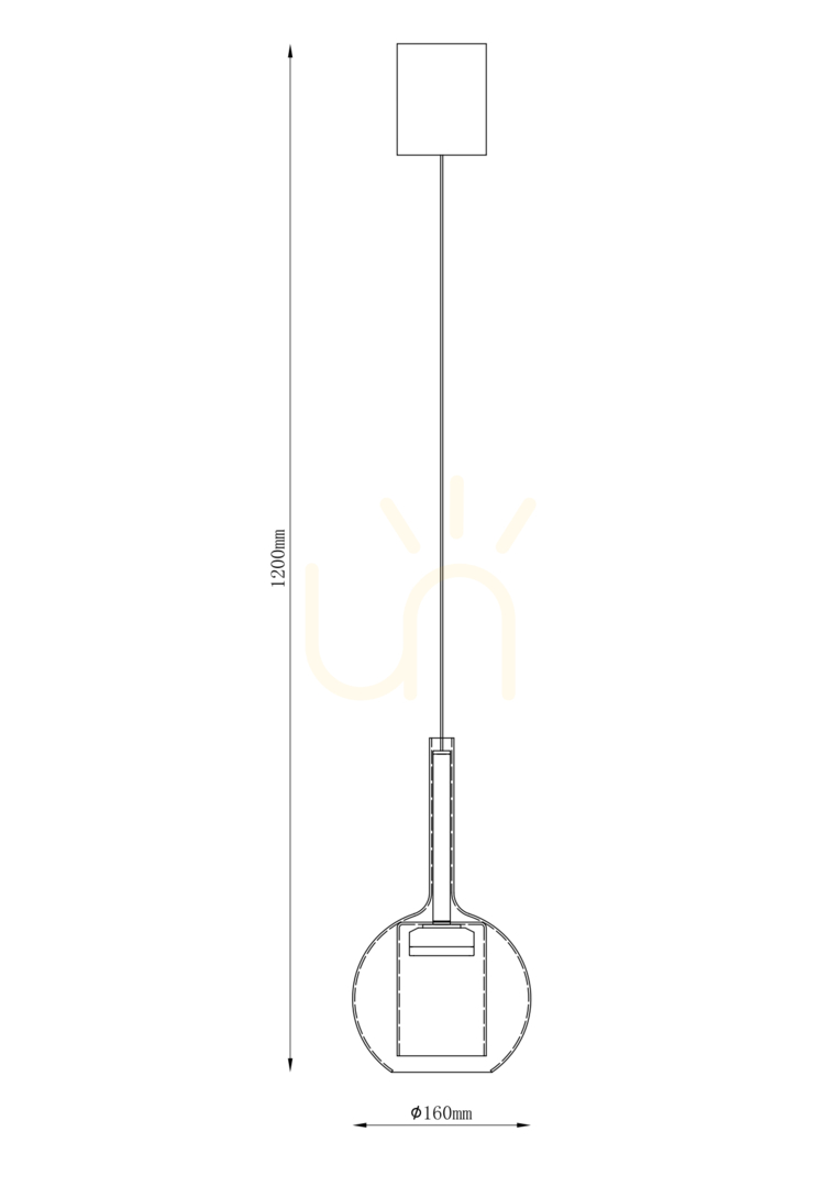 Utsikt TAGNA Pendellampa 251001-AM Svart 1xLED TAGNA Pendellampa 251001-AM Svart 1xLED