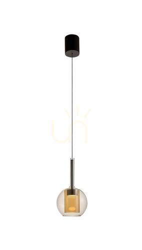 Kontrollera TAGNA Pendellampa 251001-AM Svart 1xLED