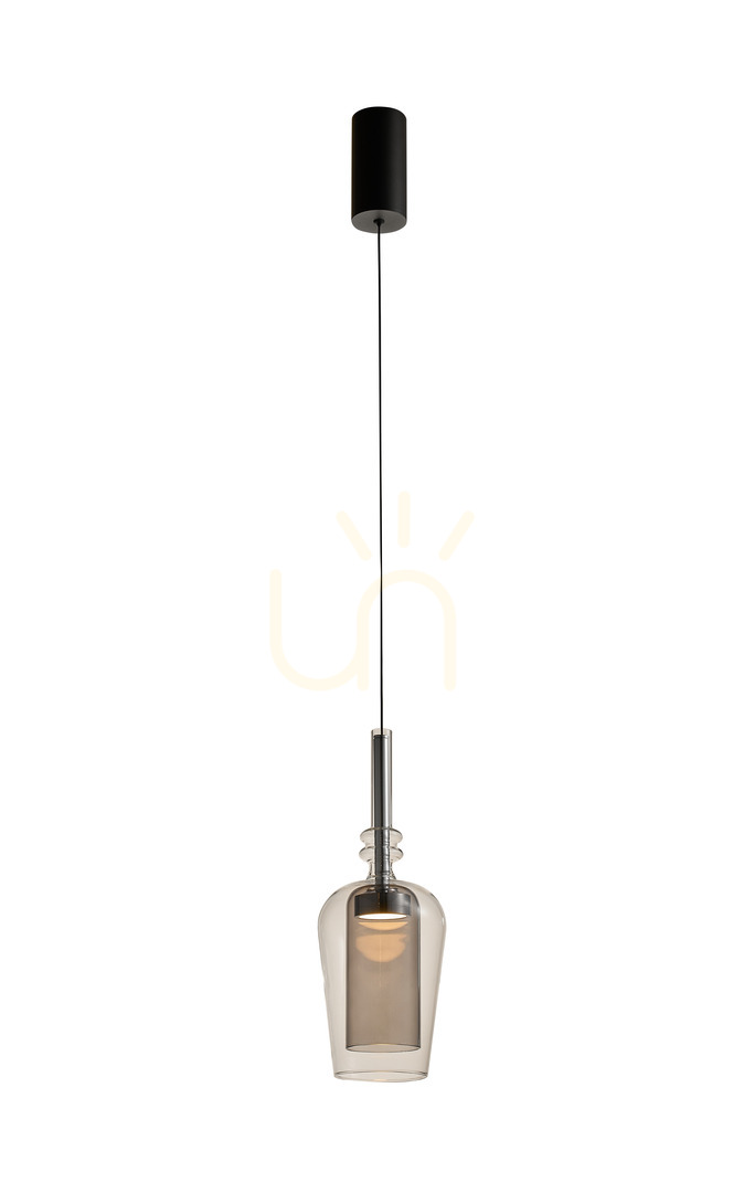 Kontrollera TAGNA Pendellampa 251010-SM Svart 1xLED TAGNA Pendellampa 251010-SM Svart 1xLED