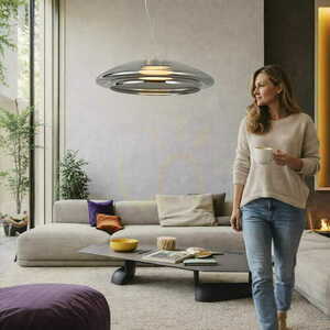 OMBRE 42 grå 10W taklampa CANDELLUX 31-51097 small 2