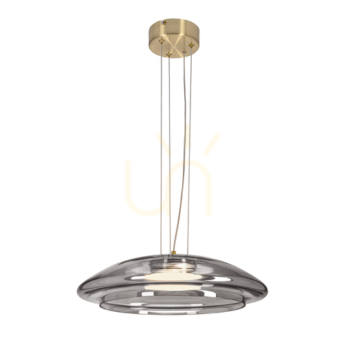 Kontrollera OMBRE 42 grå 10W taklampa CANDELLUX 31-51097