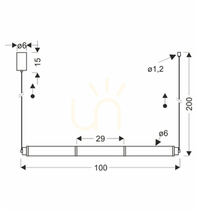 CORTE taklampa transparent LED 25W CANDELLUX 33-50786 small 4