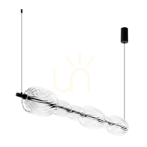 Pendellampa Candellux PLAYA 36-50533, svart med klart glas, LED 17 W 3000 K, 97 cm small 5