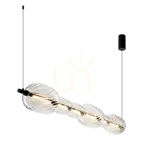 Pendellampa Candellux PLAYA 36-50533, svart med klart glas, LED 17 W 3000 K, 97 cm small 7