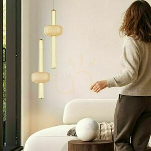 Pendellampa Candellux PURAS G vit LED 15 W 31-50571 small 3