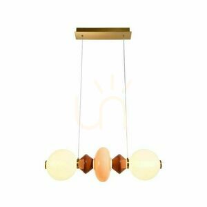 FLORES brun LED 15W taklampa CANDELLUX 32-50663 small 0