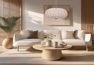 CAFEE' beige E27 40W taklampa CANDELLUX 31-39231 small 3