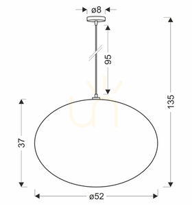 MELLOW taklampa svart E27 40W CANDELLUX 31-41951 small 4