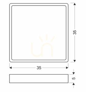 QUATTRO mässing LED 18W plafond CANDELLUX 10-81940 small 4