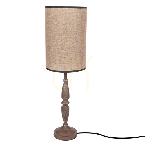 Kontrollera CARDINALE bordslampa grå E27 40W CANDELLUX 41-40084