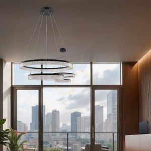 FROZI svart LED 38W pendellampa CANDELLUX 32-35561 small 1