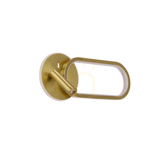 Kontrollera MONET LED-vägglampa i guld 13W CANDELLUX 22-35684