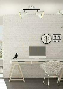 ZUMBA taklampa vit svart E14 2x40W CANDELLUX 92-72139 small 2
