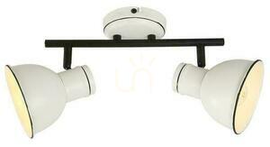 ZUMBA taklampa vit svart E14 2x40W CANDELLUX 92-72139 small 0