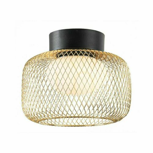 Kontrollera SOPRA 25 taklampa, svart och guld, GX53, Candellux 31-50984