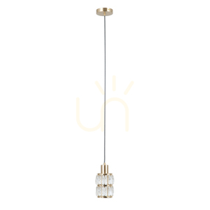 Italux Pendellampa Guld Kristall E27 PND-40668-1-HBR 1 Italux Pendellampa Guld Kristall E27 PND-40668-1-HBR small 1