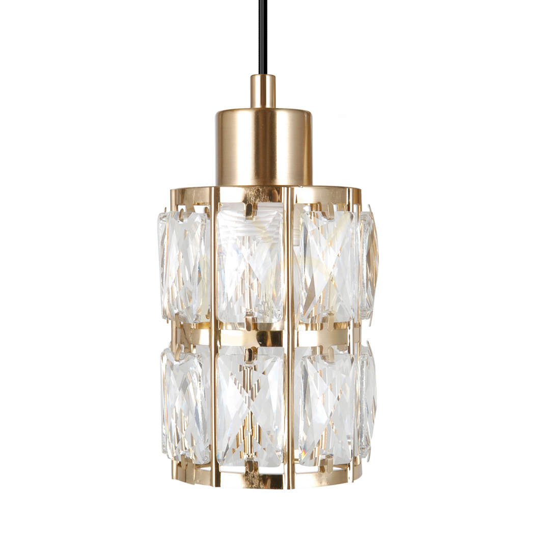 Förhandsvisning Italux Pendellampa Guld Kristall E27 PND-40668-1-HBR Italux Pendellampa Guld Kristall E27 PND-40668-1-HBR