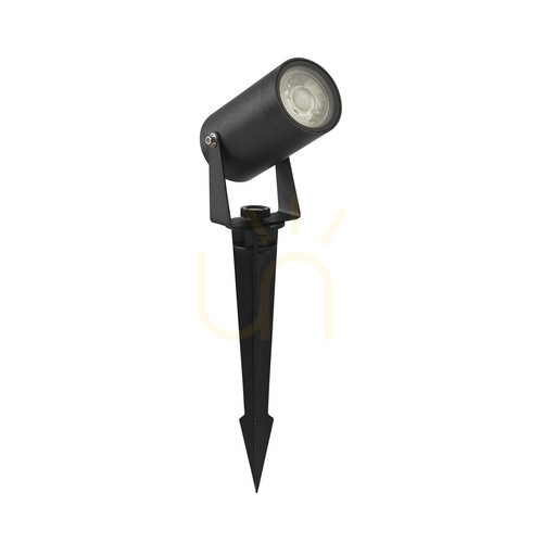 Kontrollera Italux infälld utomhusarmatur GU10 svart aluminium IP65 OSPL-7125-GU10