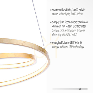ROMAN Taklampa 2472-12 Guld 1xLED 3 ROMAN Taklampa 2472-12 Guld 1xLED small 3