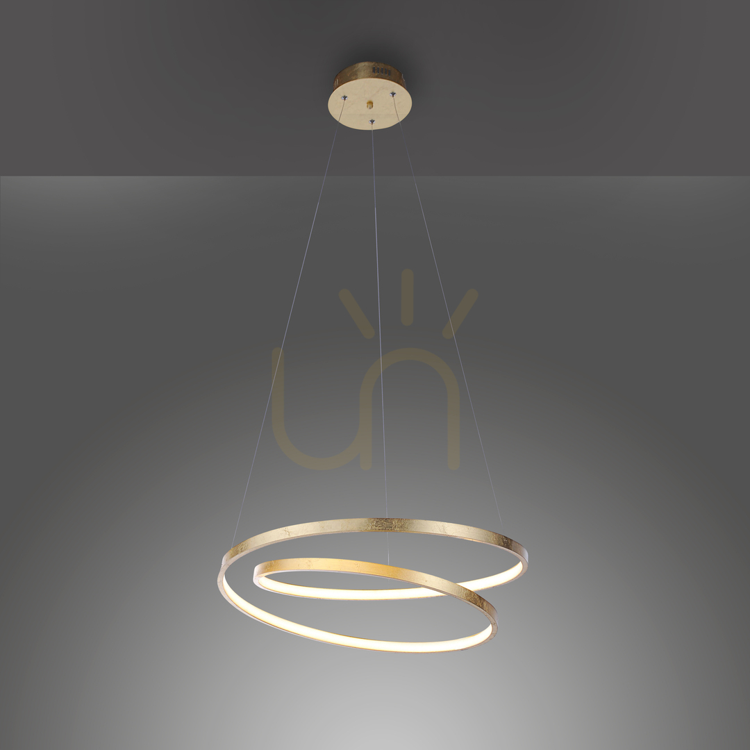Visa ROMAN Taklampa 2472-12 Guld 1xLED ROMAN Taklampa 2472-12 Guld 1xLED